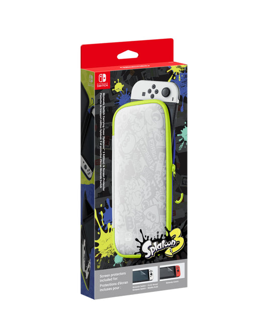 Carrying Case Splatoon 3 Ed &amp; Screen Protector