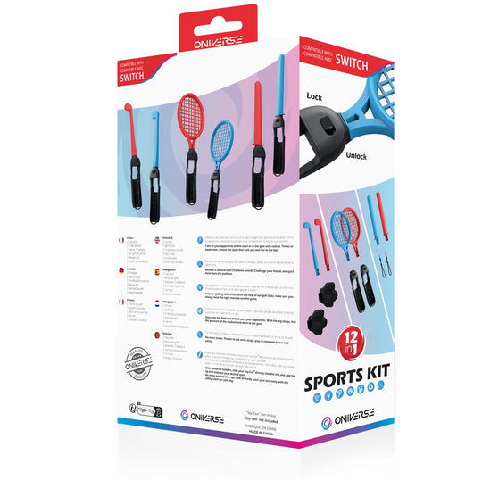 12-in-1 Switch Sports Accessories Pack