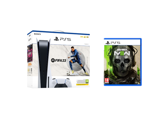PlayStation 5 Console - FIFA 23 Bundle + Call of Duty: Modern Warfare II