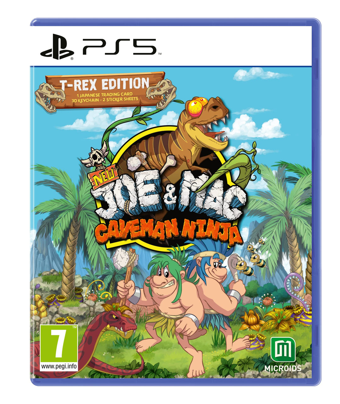 New Joe &amp; Mac: Caveman Ninja - T-Rex Edition (PlayStation 5)