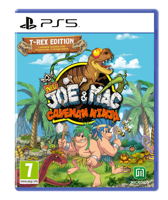 New Joe &amp; Mac: Caveman Ninja - T-Rex Edition (PlayStation 5)