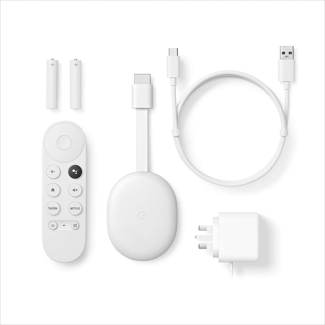 Chromecast with Google TV (4K) - Snow