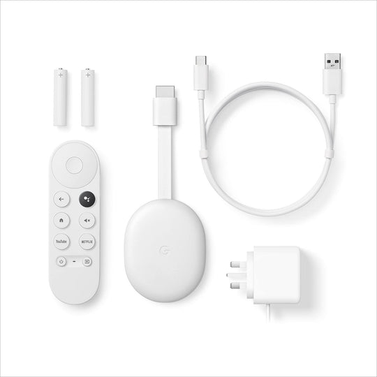 Chromecast with Google TV (4K) - Snow