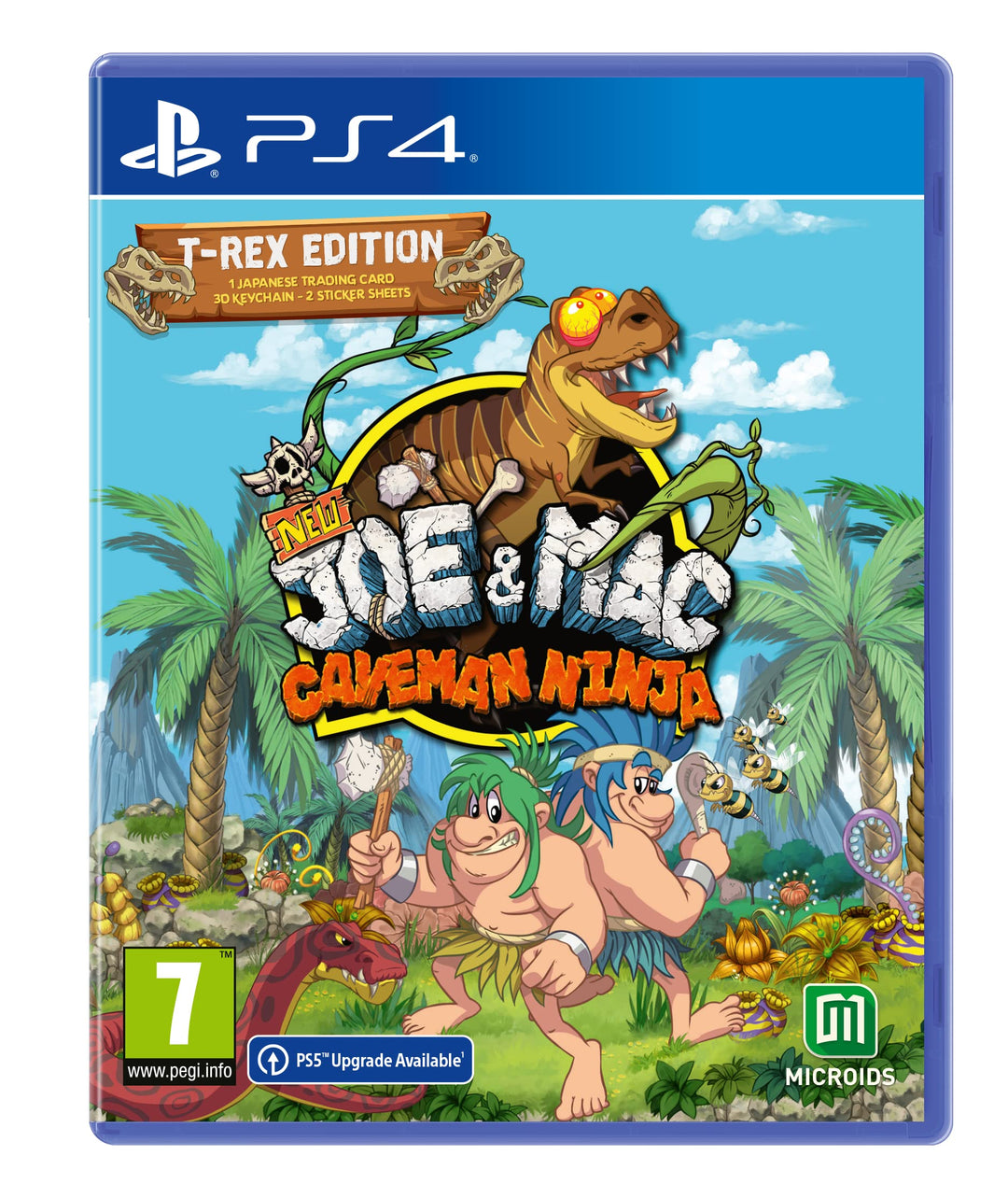 New Joe &amp; Mac: Caveman Ninja - T-Rex Edition (PlayStation 4)