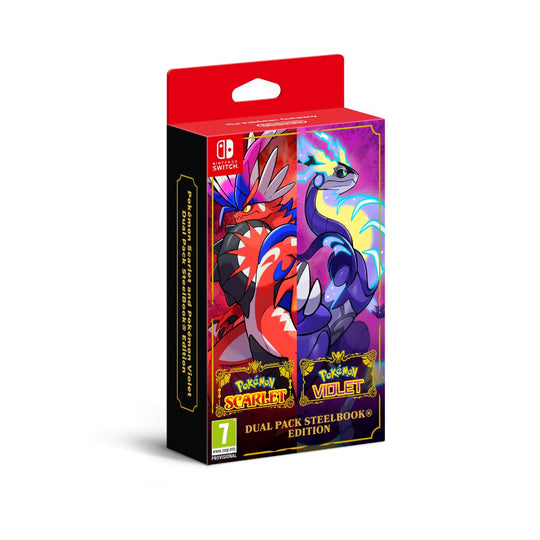 Pokémon Scarlet and Pokémon Violet Dual Pack SteelBook® Edition